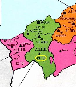 - Oranie- Implantation 9e Hussards B